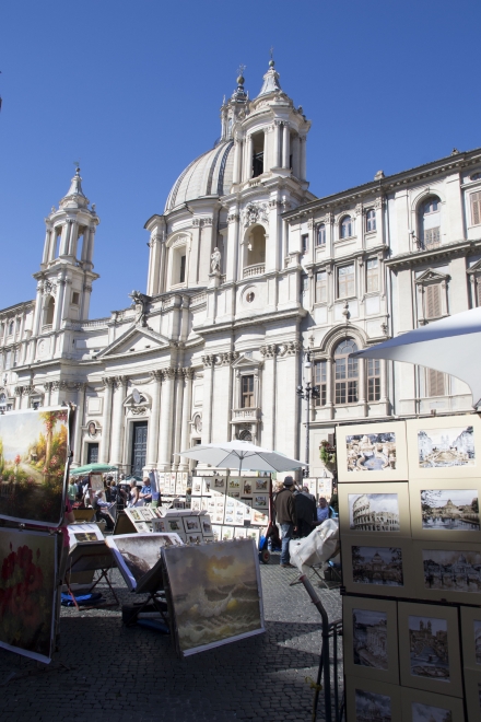 Gadekunst Piazza Navona